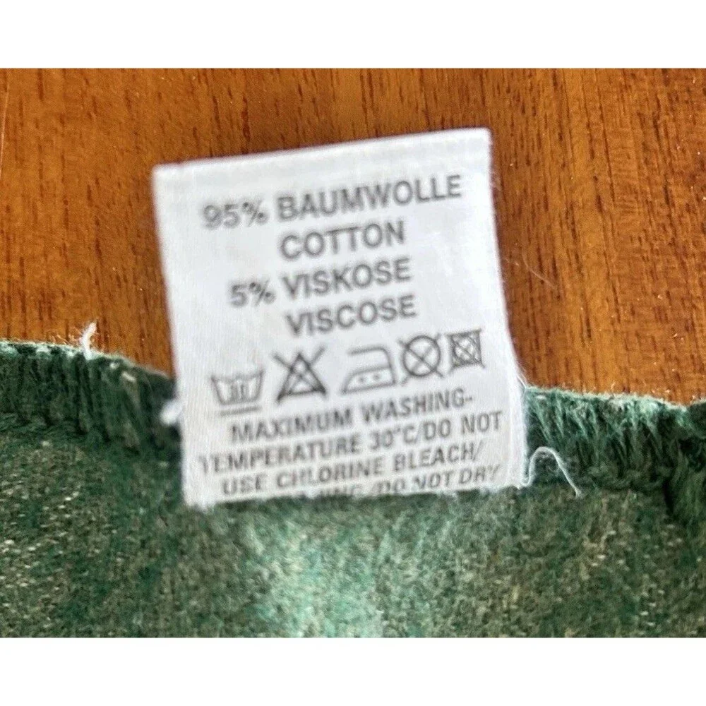 David Fussenegger Dog Blankie Square Lux Crate Blanket Green Paws Cotton 30x26